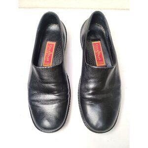 Cole Haan Women's Leather Slip-On Shoes Size 7 B Black Comfortable Casual Wear